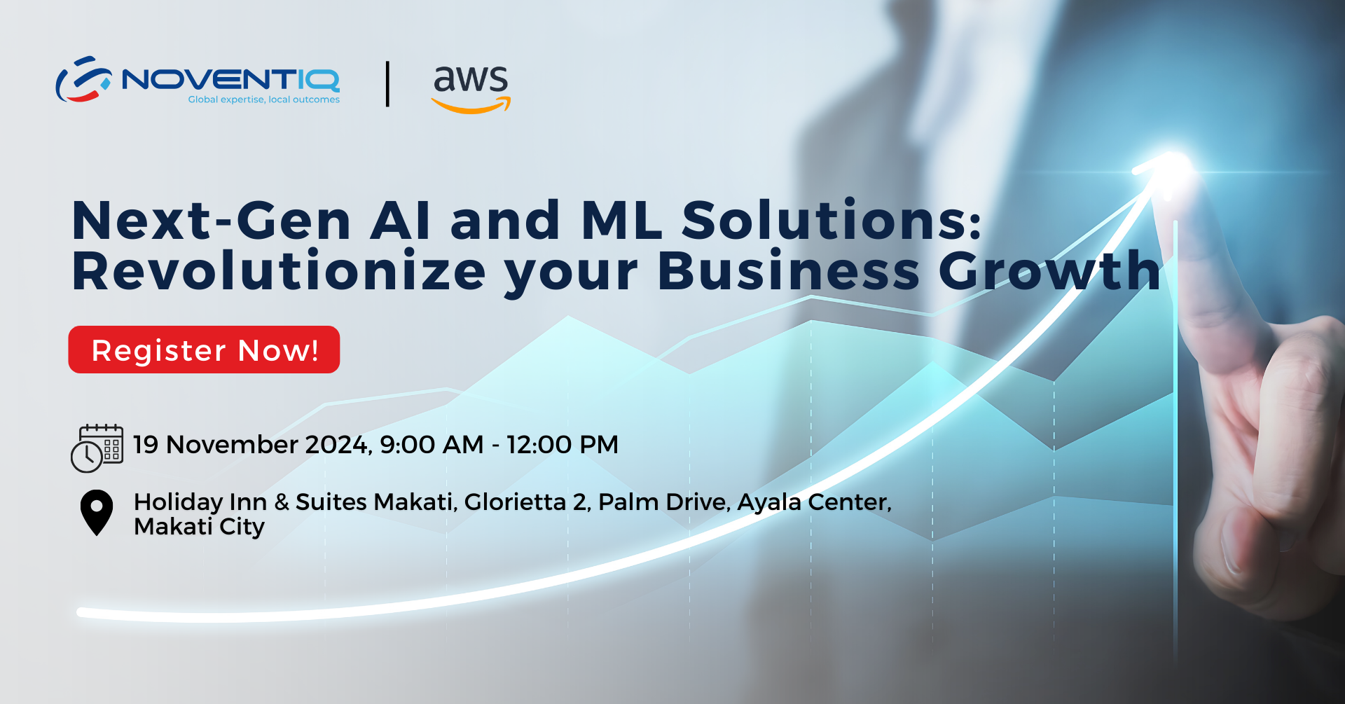 Next-Gen AI and ML Solutions event banner